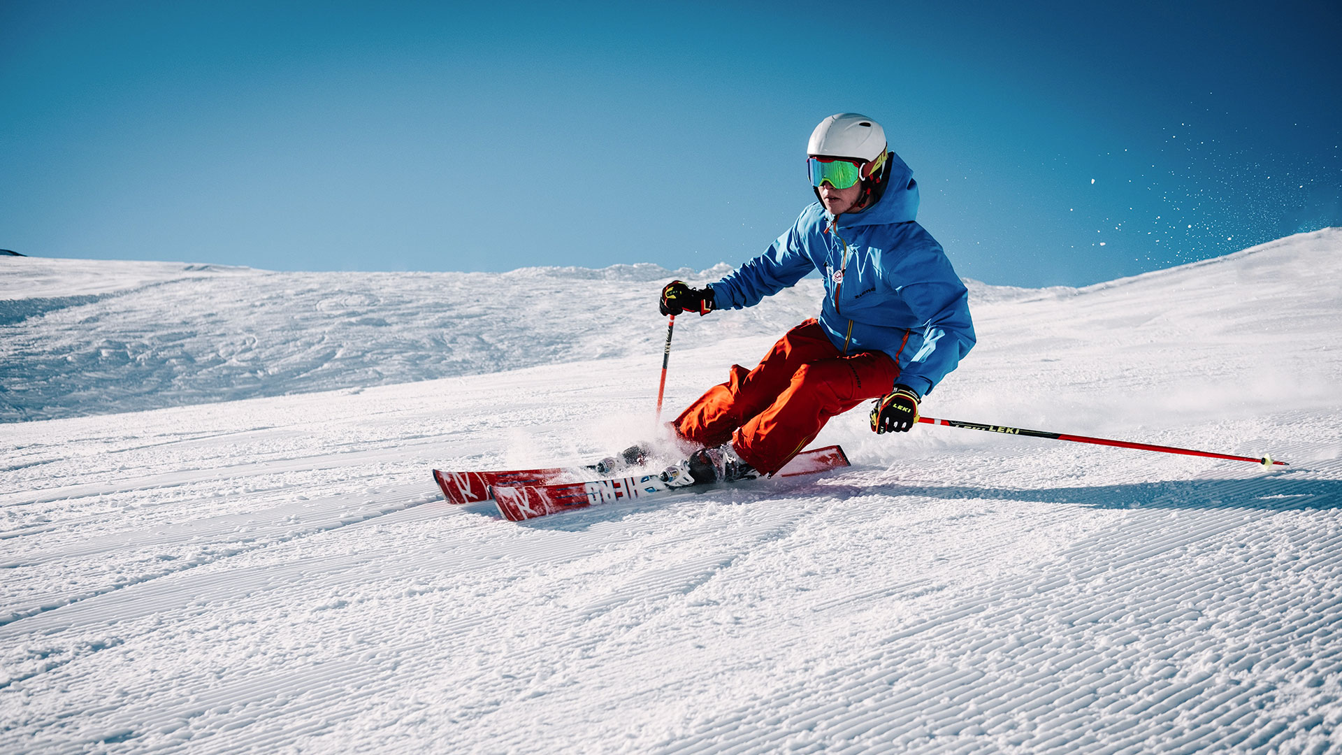 Skieur sur les pistes, hôtel de charme Savoie, L'Eterlou